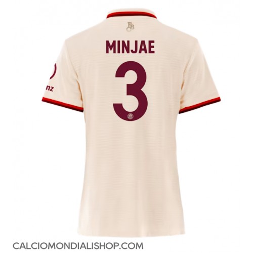 Maglie da calcio Bayern Munich Kim Min-jae #3 Terza Maglia Femminile 2024-25 Manica Corta